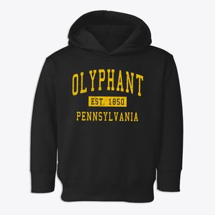 Olyphant Pennsylvania Classic Established Toddler Hoodie