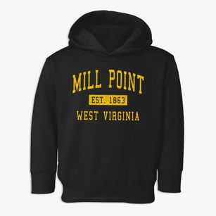 Mill Point West Virginia Classic Established Toddler Hoodie