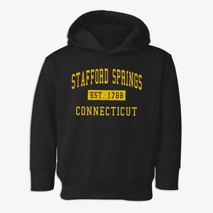 Stafford Springs Connecticut Classic Established Toddler Hoodie