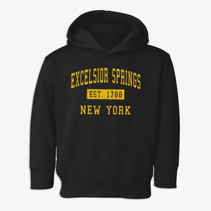 Excelsior Springs New York Classic Established Toddler Hoodie