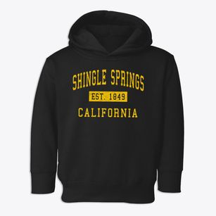 Shingle Springs California Classic Established Toddler Hoodie
