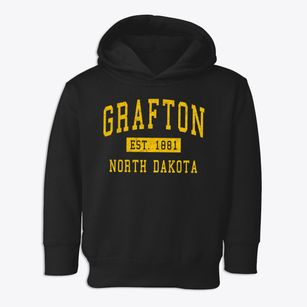 Grafton North Dakota Classic Established Toddler Hoodie