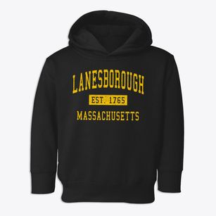 Lanesborough Massachusetts Classic Established Toddler Hoodie