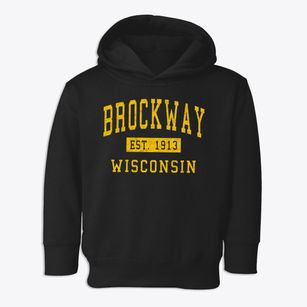 Brockway Wisconsin Classic Established Toddler Hoodie