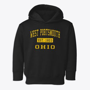 West Portsmouth Ohio Classic Established Toddler Hoodie
