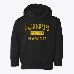 Honaunau-napoopoo Hawaii Classic Established Toddler Hoodie