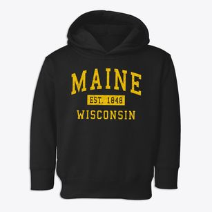 Maine Wisconsin Classic Established Toddler Hoodie