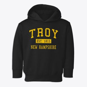 Troy New Hampshire Classic Established Toddler Hoodie