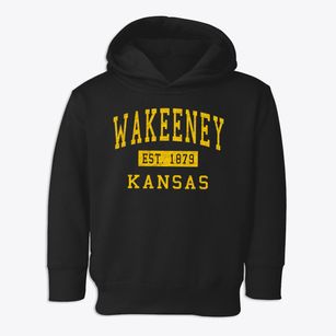 Wakeeney Kansas Classic Established Toddler Hoodie