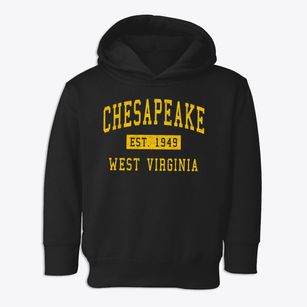 Chesapeake West Virginia Classic Established Toddler Hoodie