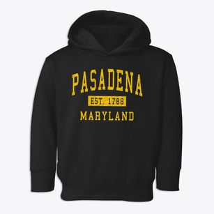 Pasadena Maryland Classic Established Toddler Hoodie