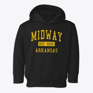 Midway Arkansas Classic Established Toddler Hoodie