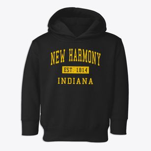 New Harmony Indiana Classic Established Toddler Hoodie