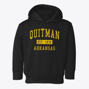 Quitman Arkansas Classic Established Toddler Hoodie