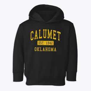 Calumet Oklahoma Classic Established Toddler Hoodie