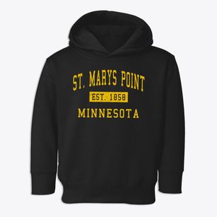 St. Marys Point Minnesota Classic Established Toddler Hoodie