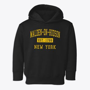 Malden-on-hudson New York Classic Established Toddler Hoodie
