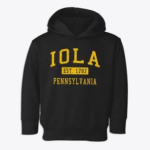 Iola Pennsylvania Classic Established Toddler Hoodie