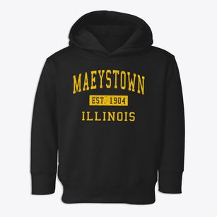 Maeystown Illinois Classic Established Toddler Hoodie