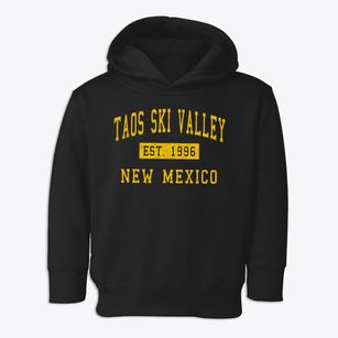 Taos Ski Valley New Mexico Classic Established Toddler Hoodie