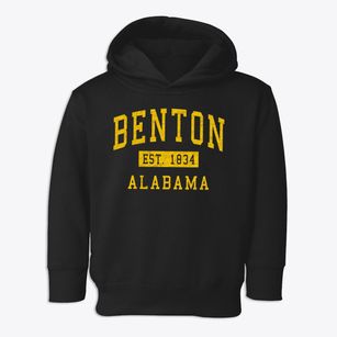 Benton Alabama Classic Established Toddler Hoodie