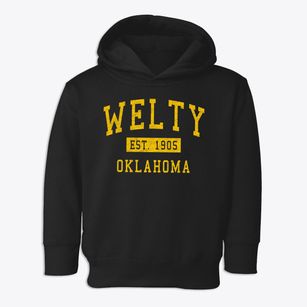 Welty Oklahoma Classic Established Toddler Hoodie
