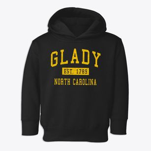 Glady North Carolina Classic Established Toddler Hoodie