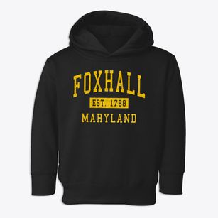 Foxhall Maryland Classic Established Toddler Hoodie