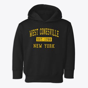 West Conesville New York Classic Established Toddler Hoodie
