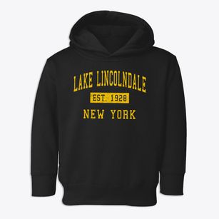 Lake Lincolndale New York Classic Established Toddler Hoodie