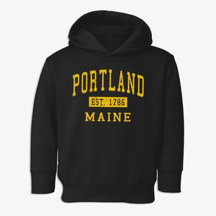 Portland Maine Classic Established Toddler Hoodie