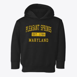 Pleasant Springs Maryland Classic Established Toddler Hoodie