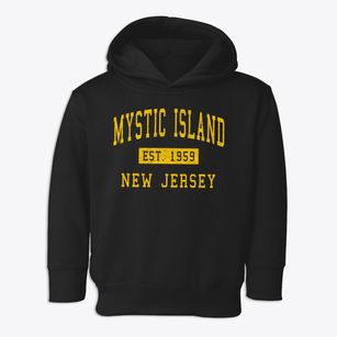Mystic Island New Jersey Classic Established Toddler Hoodie