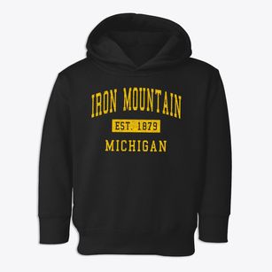 Iron Mountain Michigan Classic Established Toddler Hoodie