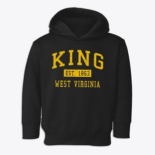 King West Virginia Classic Established Toddler Hoodie