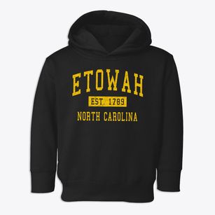 Etowah North Carolina Classic Established Toddler Hoodie
