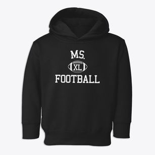 Ms. Carrie's Day School Classic Football Toddler Hoodie