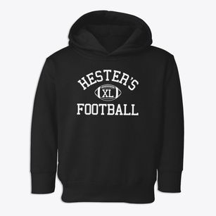 Hester's Creative School 7 Classic Football Toddler Hoodie