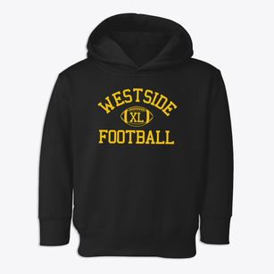 Westside Christian School Classic Football Toddler Hoodie