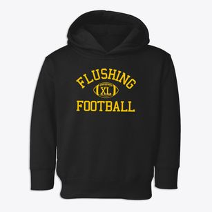 Flushing Christian School Classic Football Toddler Hoodie