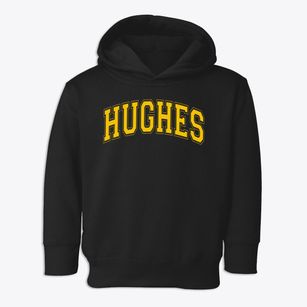 Hughes Elementary School Varsity Arch Toddler Hoodie