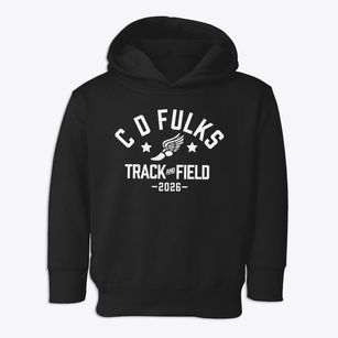 C D Fulks Middle School Track and Field Toddler Hoodie