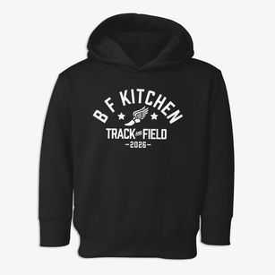 B F Kitchen Elementary School Track and Field Toddler Hoodie