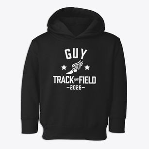Guy School Track and Field Toddler Hoodie