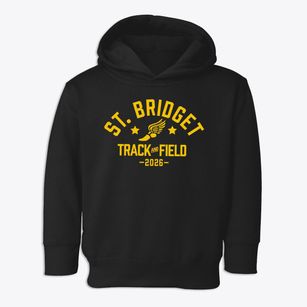St Bridget Parish Track and Field Toddler Hoodie