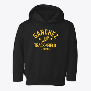 Sanchez Elementary School Track and Field Toddler Hoodie