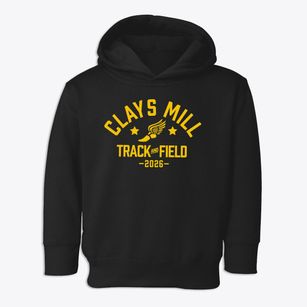 Clays Mill Elementary School Track and Field Toddler Hoodie