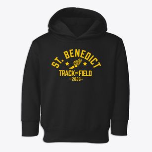 St Benedict The Moor Parish Track and Field Toddler Hoodie