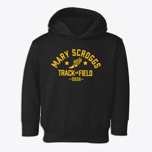 Mary Scroggs Elementary School Track and Field Toddler Hoodie