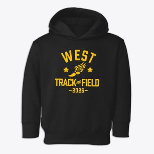 West Junior High School Track and Field Toddler Hoodie